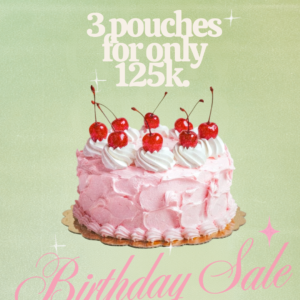 BIRTHDAY SALE BUNDLE - 3 POUCHES FOR ONLY 125K